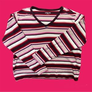 Lands’ End candy-cane shirt